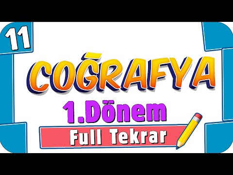 11.Sınıf Coğrafya | 1.Dönem Full Tekrar Kampı 🔁 #2022