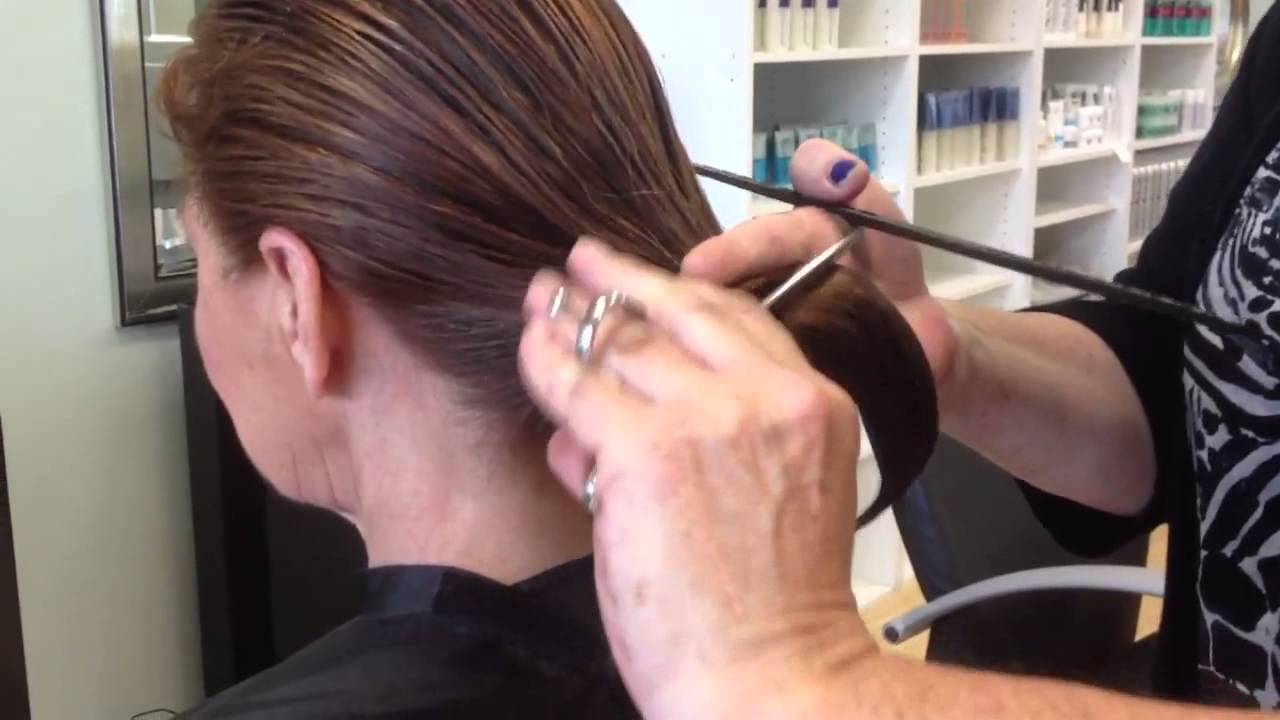 Layered bob makeover by Stephanie DuBose from london hair salon