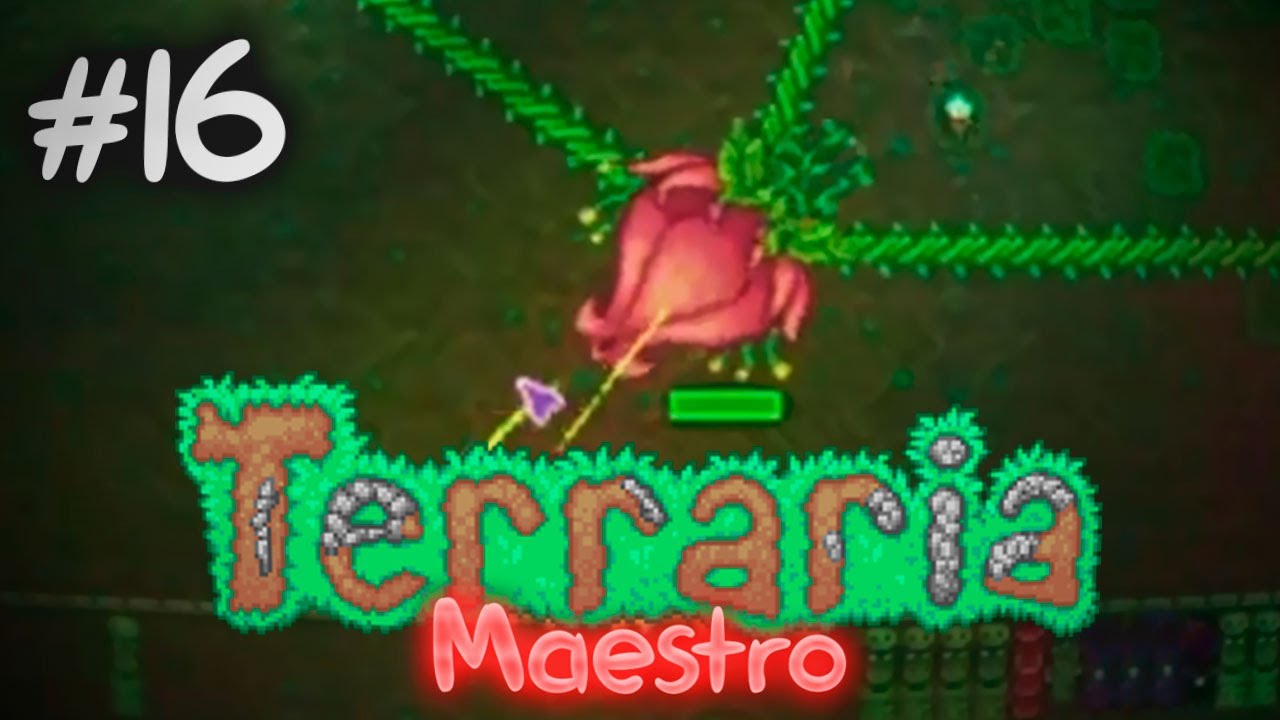 🌳 TERRARIA MODO MAESTRO 🌳 CAP 16 🍊 VS PLANTERASU PRIMERA DERROTA