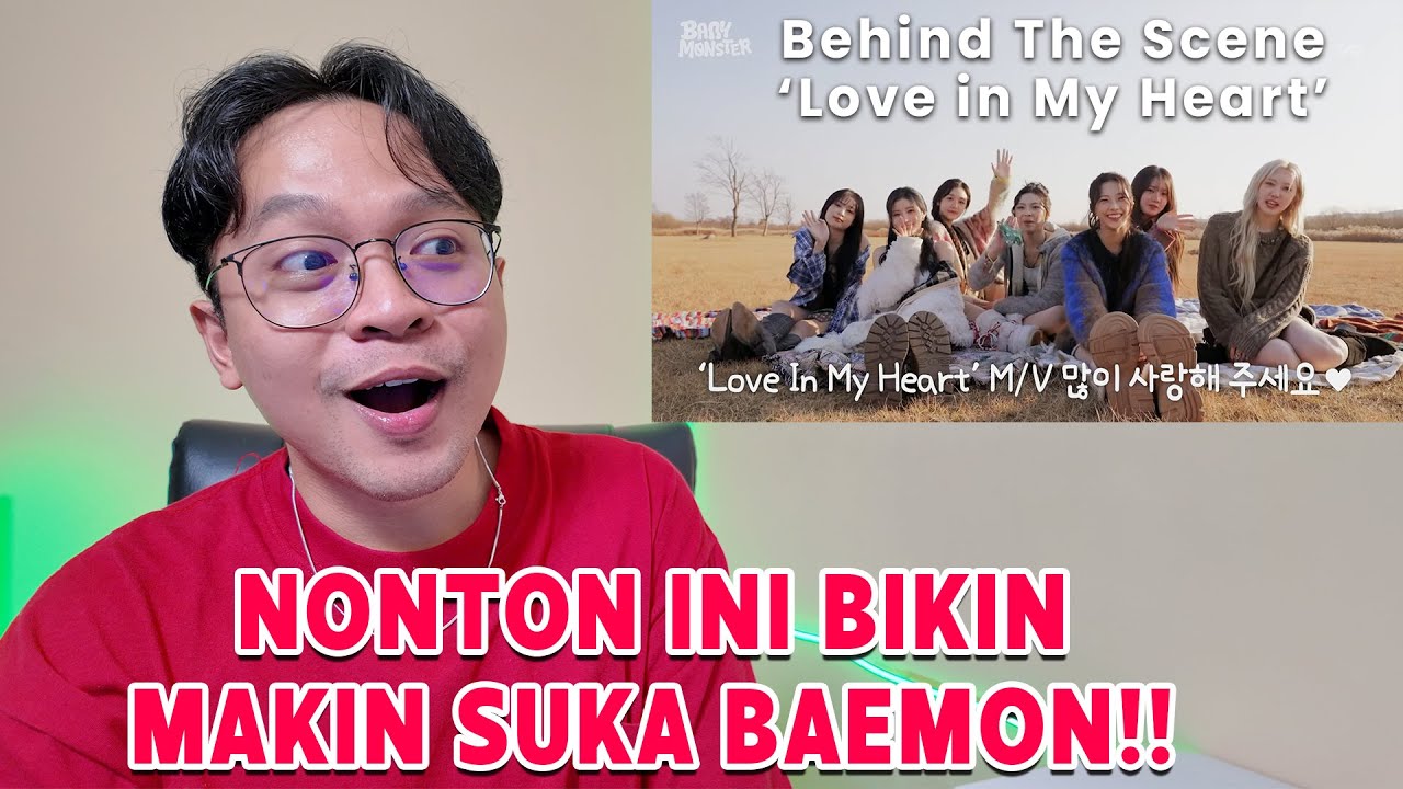 BABYMONSTER - 'Love In My Heart' MV MAKING FILM REACTION!!