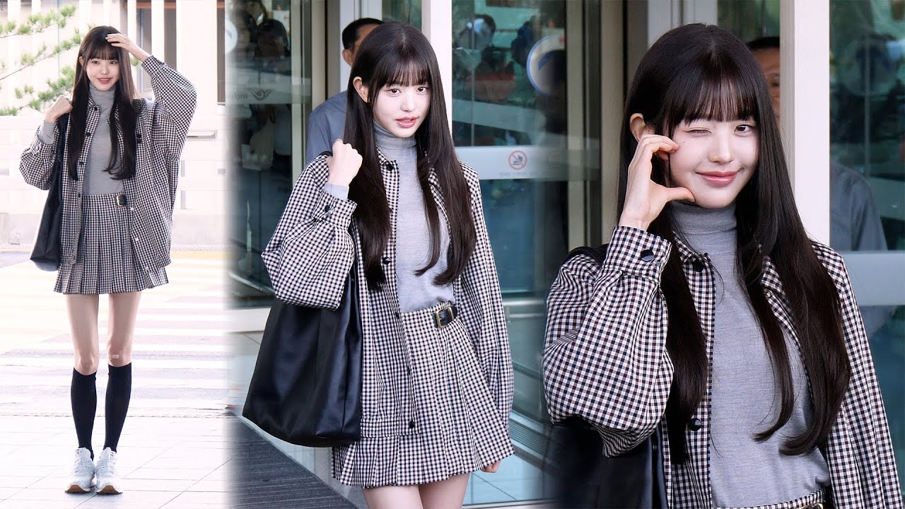 앞머리가 어색한 '아이브 장원영' 파리 패션위크 출국 직캠 (IVE WONYOUNG)｜231002 인천공항