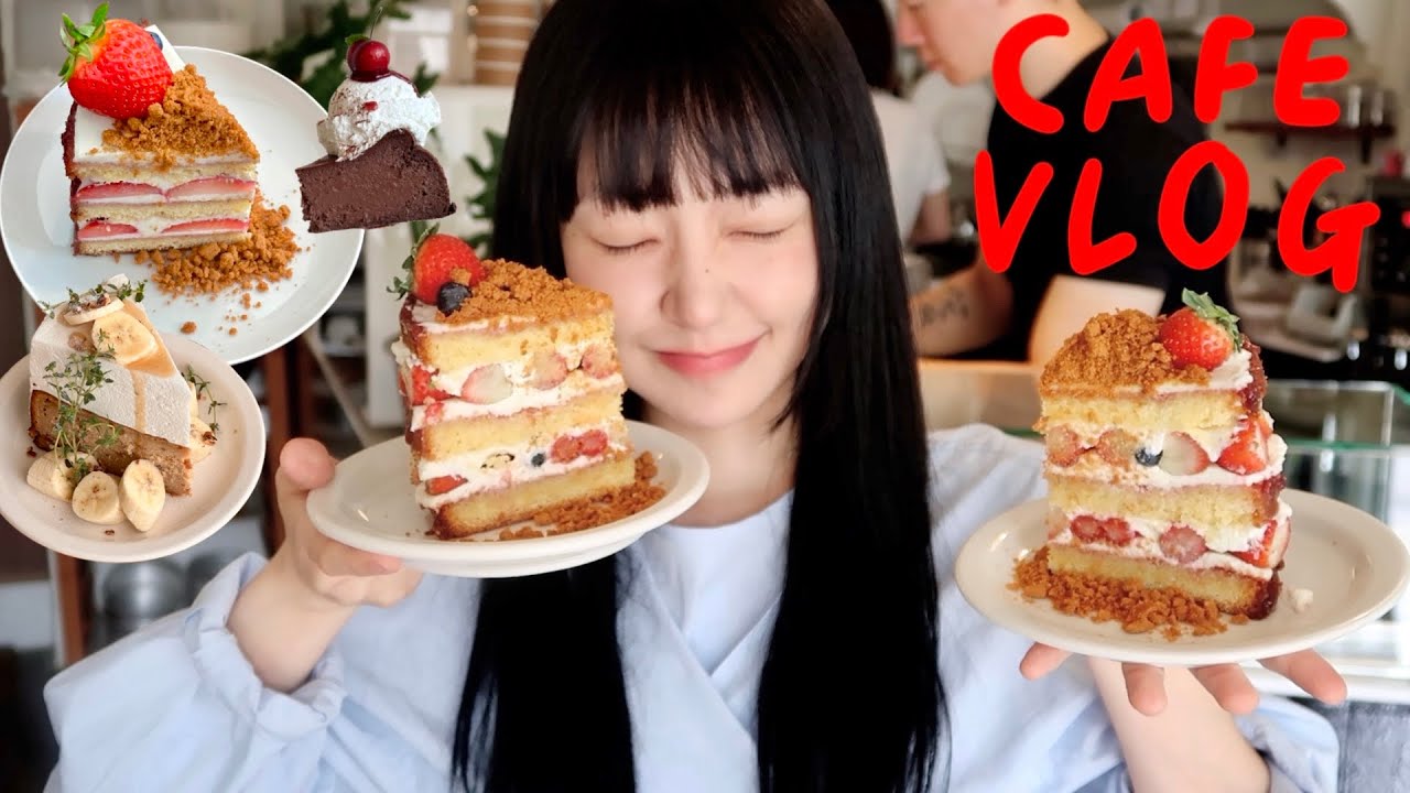 Видеоблог о кафе ❤ Расширение Strawberry Cake в Китае + свидание в Сочоне | Ежедневный видеоблог ...