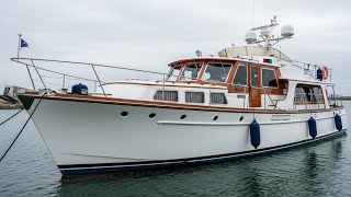 Fleur De Lys 58 Dagless Review Classic British 58Ft Trawler Yacht Full Tour