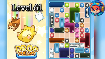 Drop the cat Level 61 – Puzzle Game Walkthrough & Solutions | Mobile Gameplay 