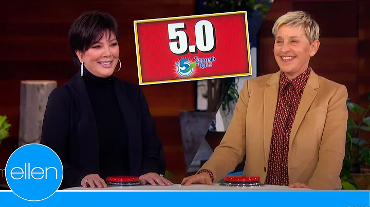 Kris Jenner Plays '5 Second Rule'