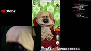 Ishowspeed plays talking Ben and pc falls