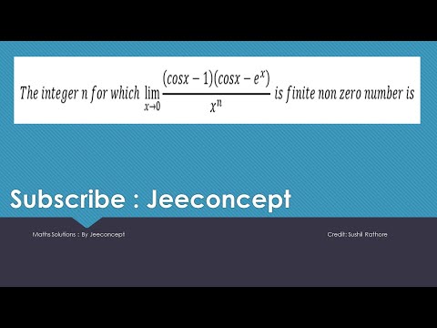 The integer n for which   lim(x→0)⁡[(cosx-1)(cosx-e^x )/x^n   is finite non zero number is
