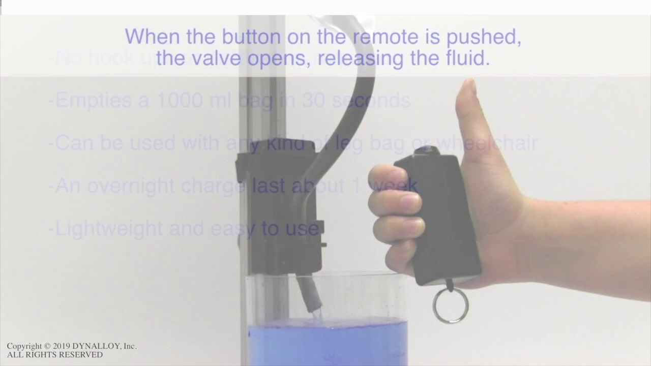 Freedom Flow® Wireless Leg Bag Emptier YouTube