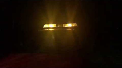 Code 3 LP6000 Lightbar Test w/ Amber Bulbs