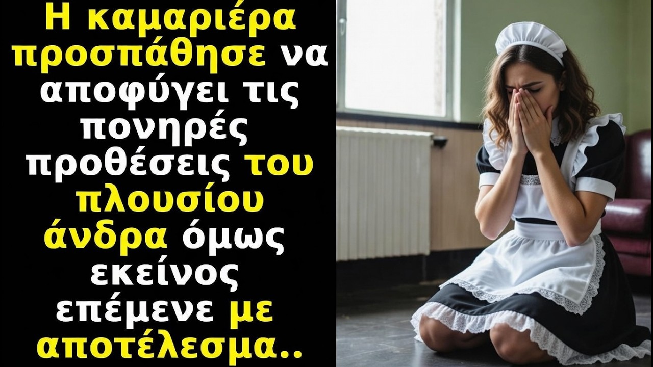 Καμαριέρα απέφυγε τις ΠΟΝΗΡΕΣ προθέσεις πλούσιου — εκείνος επέμενε και τότε…