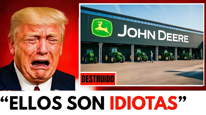 Trump LLORA EN VIVO Tras el CIERRE de Producción de John Deere, ¡ADIOS PARA SIEMPRE!
