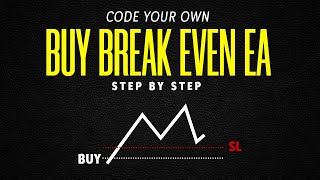 MQL5 Tutorial Buy Break Even EA
