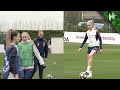 Arsenal women train ahead of crucial champions league tie against bayern munich