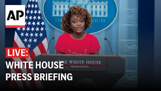 LIVE: White House press briefing