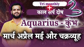 Aquarius 🏺/ कुम्भ | Tri Monthly 1st March - 31st May | #love #job #student #money #health #remedy