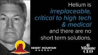 6 Minute CEO - Don Mosher - Desert Mountain Energy