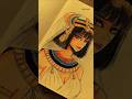 Cleopatra Trendingshorts Art Drawing Sketch Painting Shorts Cleopatra Fyp Explore