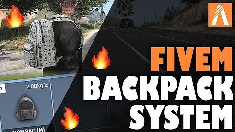 FIVEM BACKPACK SYSTEM FOR INVENTORY | PROJECT ROGUE | https://discord.gg/msuR44FR2y