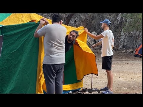 ￼KORSAN KOYUNDA BİR GECE KAMP YAPTIK!￼