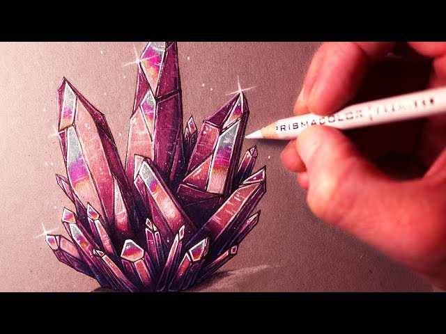 How to Draw Crystals 