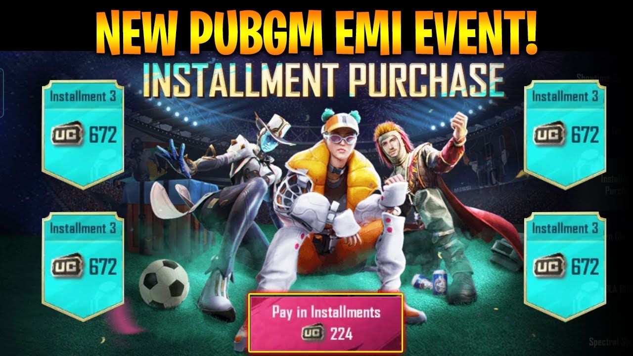 Pubg Mobile New Installment Purchase Event || Get Permanent Outfit + Parachute In Discount (Hindi)