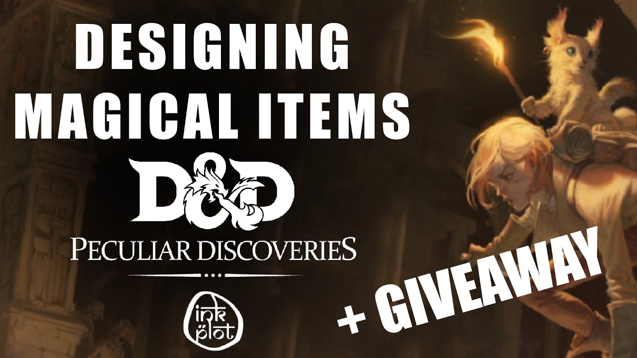 DRAWING A MAGIC D&D ITEM! COMPETITION! (A collaboration with INK-PLOT)