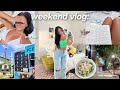 a busy weekend in my life VLOG | productive, movie date, farmer&#39;s market, &amp; more