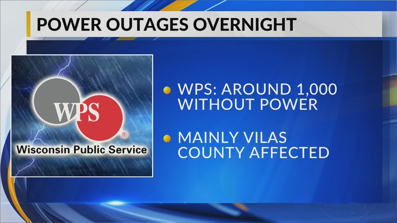 900+ customers without power following severe storms in Wisconsin - YouTube