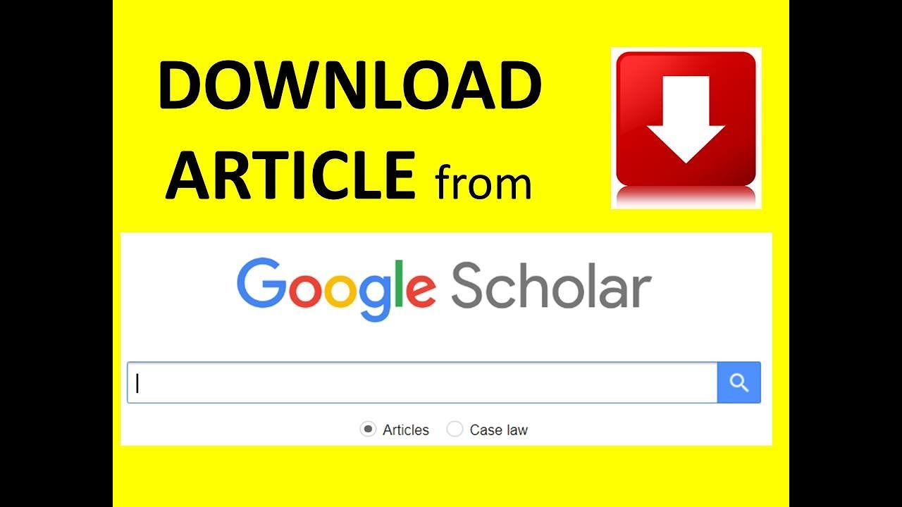 research article google scholar