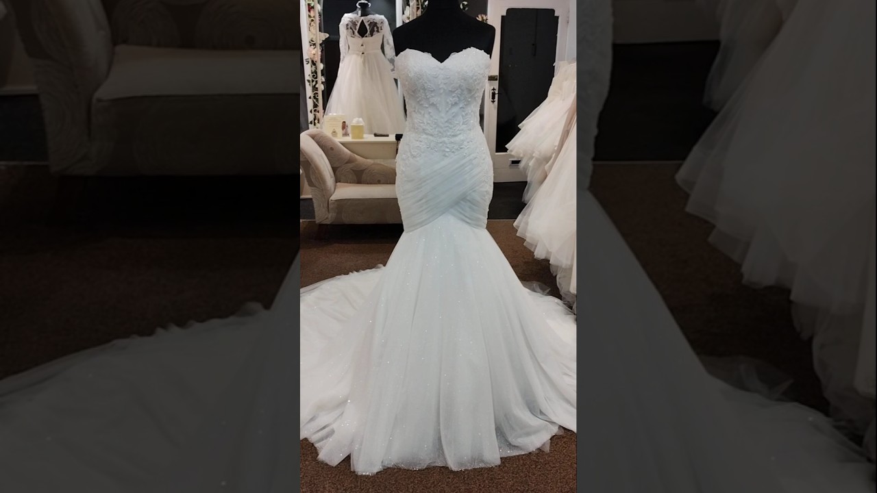 SOPHIA stunning sweetheart neckline and fit and flare bridal look show stopping figure hugging