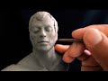 Sculpting MODELING MALE FIGURE using water based clay ( for beginners ) FIGURE MODELING - PART 5