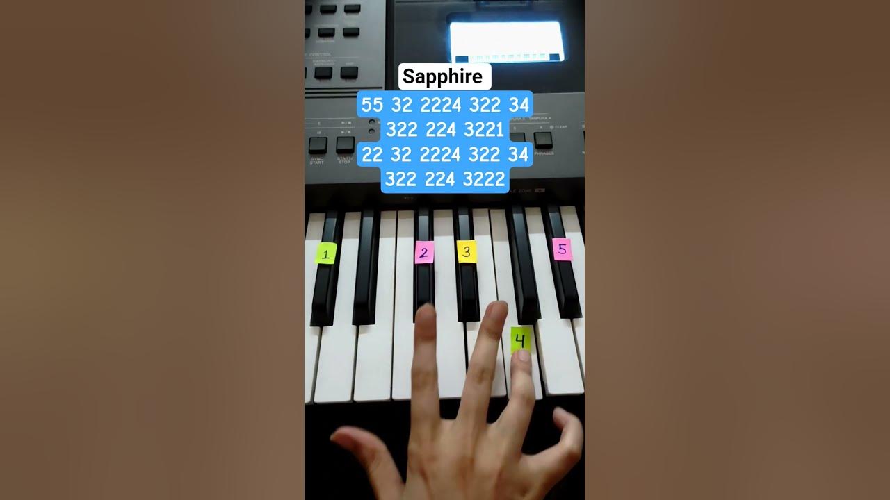 Sapphire - Ed Sheeran, Arijit Singh piano tutorial #piano #pianotutorial #edsheeran #arijitsingh