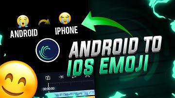 How to use ios emoji in alight motion || Android to ios || Karan Editz ||