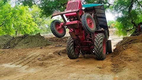 Mahindra 575 DI power plus Tractor with Full loaded Trolley | JCB |JCB 3DX machine|