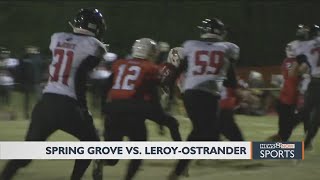 Spring Grove Football finishes season with loss in third place section game