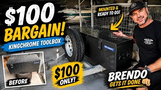 100 Marketplace Bargain Kingchrome Trailer Toolbox Install