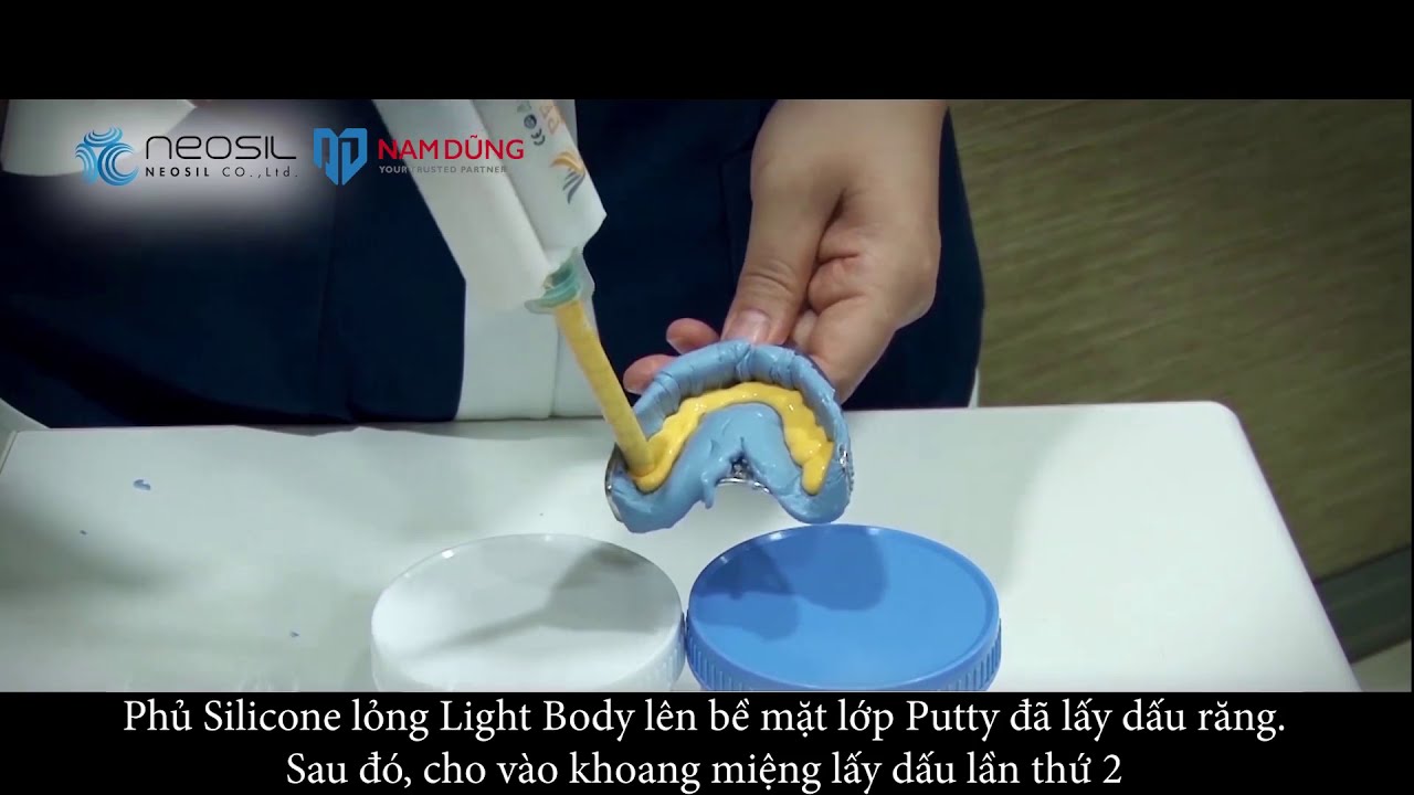 Hướng dẫn cách sử dụng Silicone đặc Putty Peakosil- Hãng Neosil- Hàn Quốc
