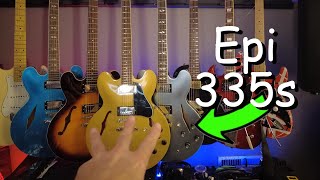 Epiphone ES-335 Guitars - 3 Different Price Ranges