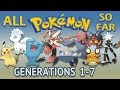 All Pokémon All Generations 1-7