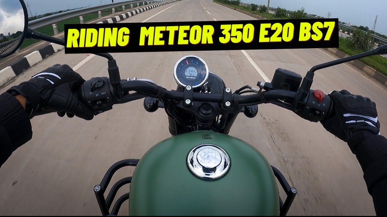 Meteore Ride New Meteor 350 E20 BS7 Ride 🔥| Royal Enfield Meteor 350 E20 OBD2 ...