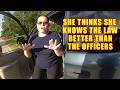 Woman Finds Out What Happens when you Fail to Hand Over your ID on a Traffic Stop