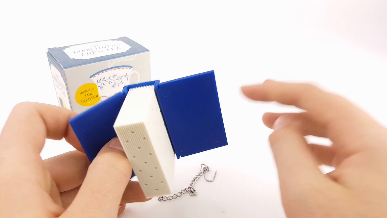 Book Lovers Cup of Tea Novelty Tea Infuser - YouTube