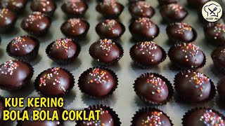 Ide Kue Lebaran Bola Bola Coklat Rasanya Nyoklat Banget  Choco Ball Cookies