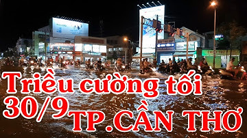 Đường phố biến thành sông | Triều cường ở nội ô TP.Cần Thơ | Lũ ở miền Tây 2019