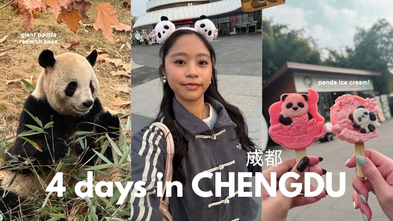 CHENGDU VLOG 🐼 | china's panda land, exploring the city, & visiting dujiangyan 🎍🇨🇳