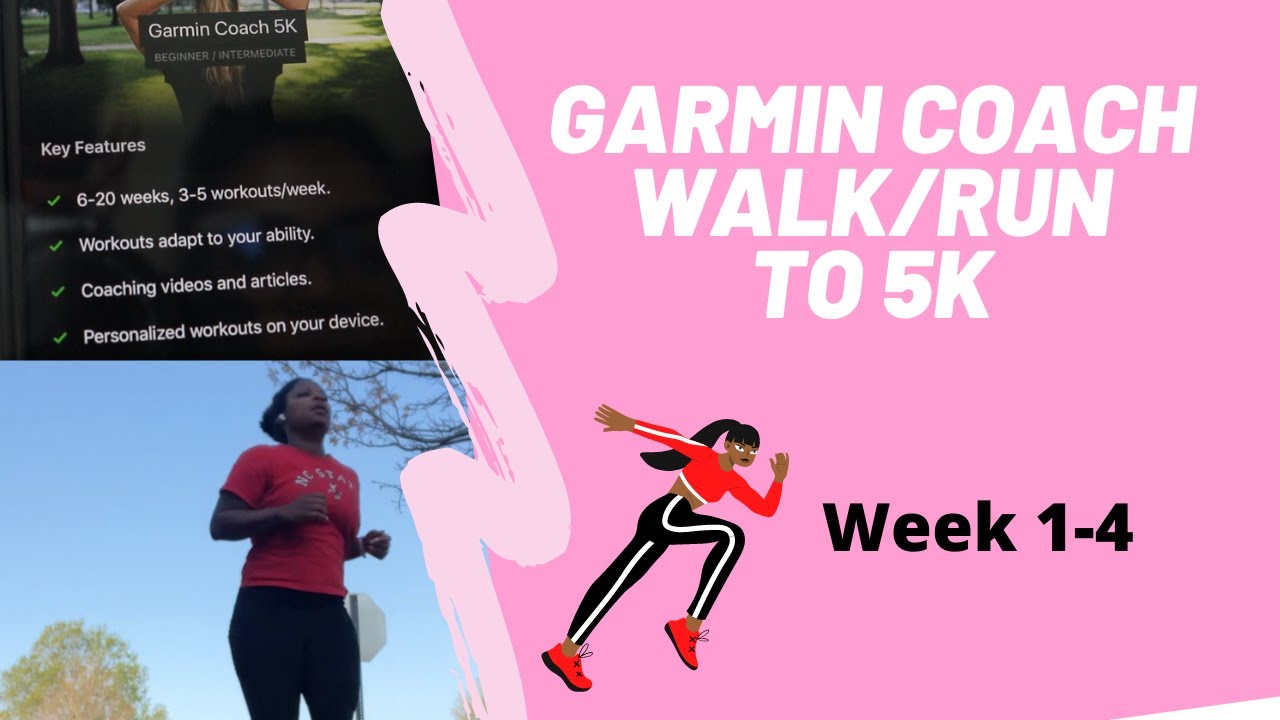 Ideelt nød fjols Garmin Coach: Beginner Walk/Run to 5k (Week 1- 4) - YouTube