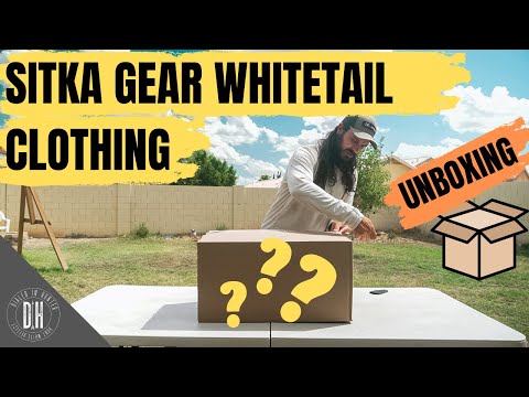 Sitka Gear Whitetail Clothing Unboxing - First impressions for my first whitetail hunt!