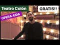 NUEVA CIUDAD | ENTRE GRATIS AL TEATRO COLON! (VLOG)