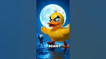 Rubber Duck Nightmare! 🐤🔩 | Giant Duck Chases Tiny Bolt #3danimation #animation  #lovely
