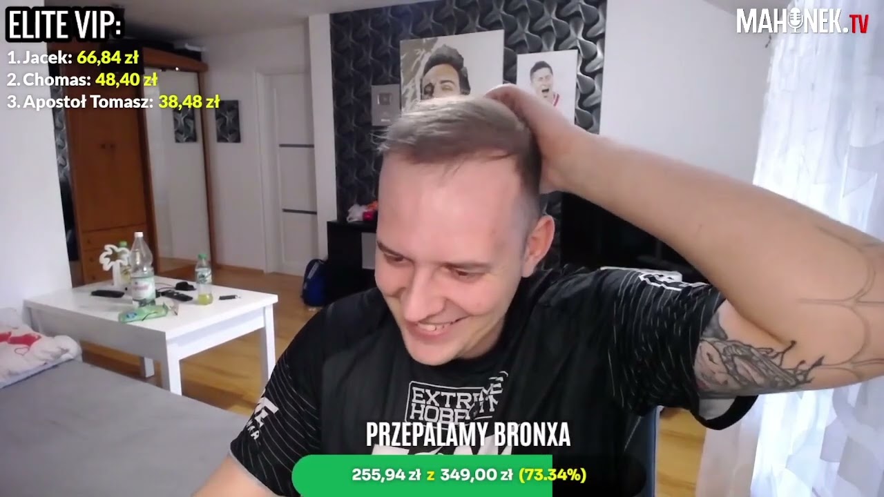 Mahonek dzwoni po piłę spalinową*odpalona podczas telefonu*